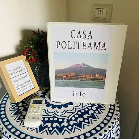 Casa Politeama Spacious Flat By Oplonti Station For Pompeii, Sorrento And Naples Appartement Torre Annunziata